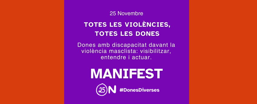 cartell amb el títol del manifest