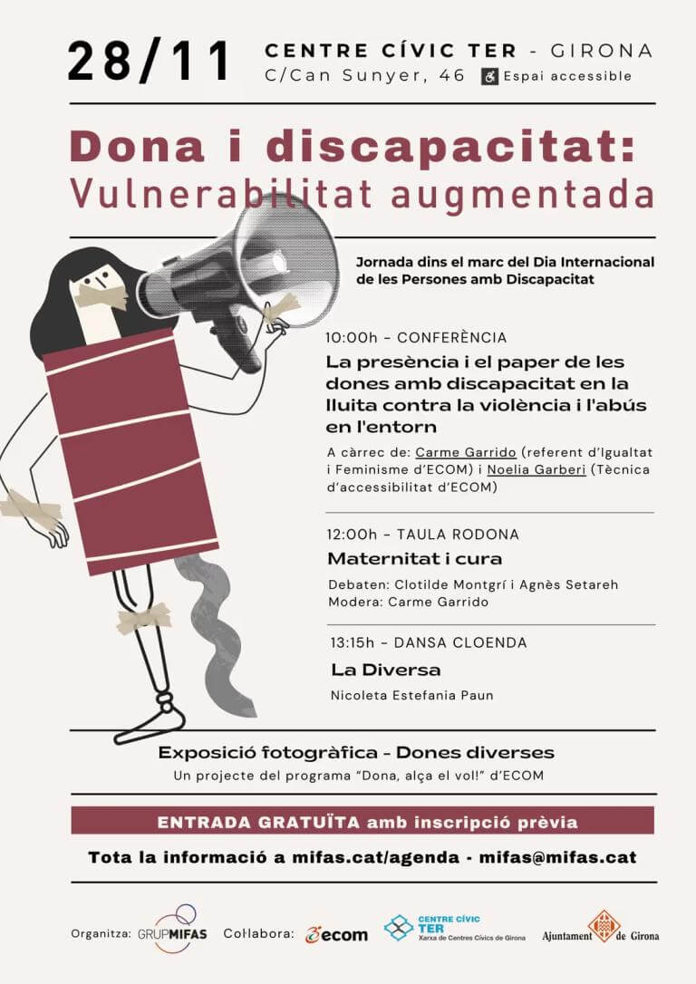 Flyer_jornada dona i discapacitat_vulnerabilitat augmentada