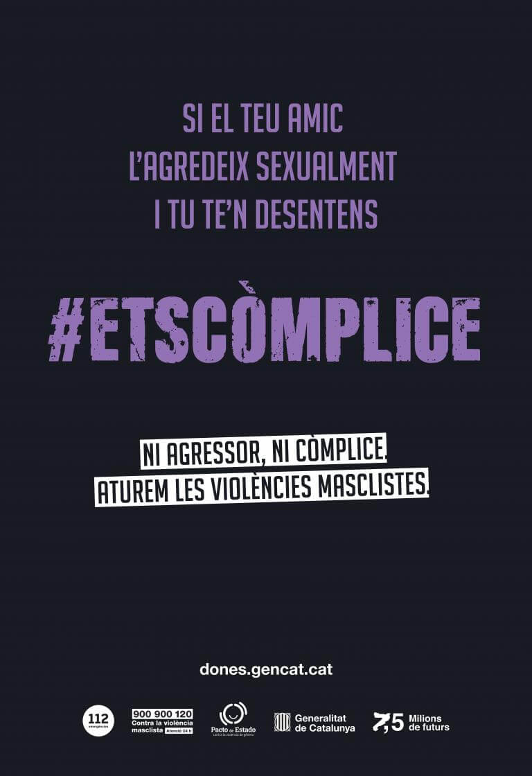 Cartell de la campanya institucional #EtsCòmplice 