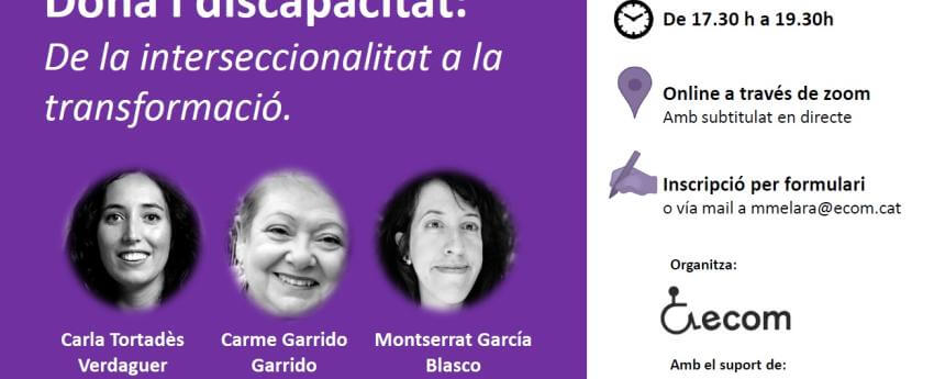 Dona i discapacitat: de la interseccionalitat a la transformació