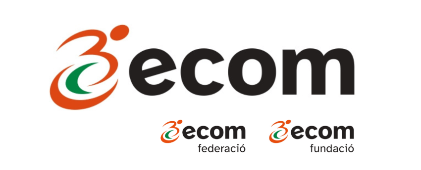 Nuevo logotipo de ECOM, nuevo logotipo de Federación ECOM y nuevo logotipo de Fundación ECOM