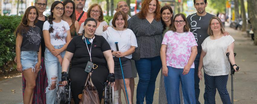 Fotografia dels integrants de l'equip de voluntariat d'ECOM