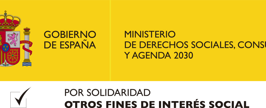 logotip del Ministerio de Derechos sociales, consumo y agenda 2030
