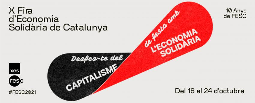 cartel FESC impulsado por Economia Solidària 