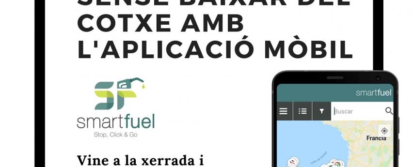 Cartell informatiu: Posa gasolina sense baixar del cotxe