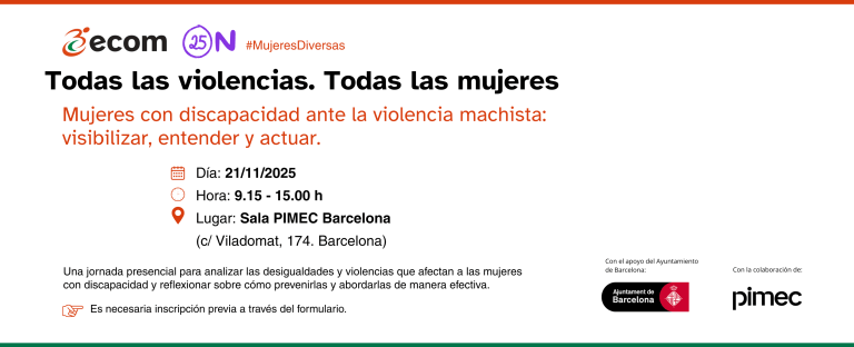 Flyer promocional de la jornada, con título, dia, hora y ubicación