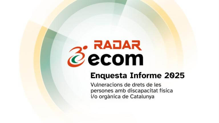 Banner amb el logotip del Radar ECOM i un text que diu Enquesta Informe 2025