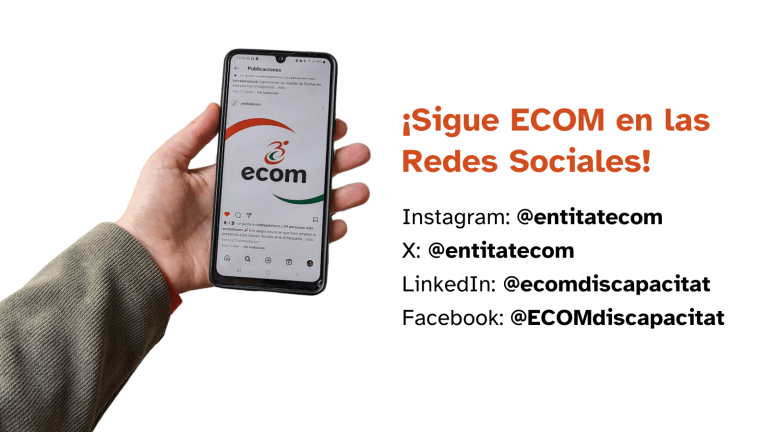 Sigue ECOM en las redes sociales