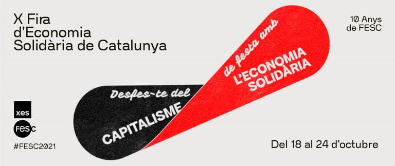 cartel FESC impulsado por Economia Solidària 